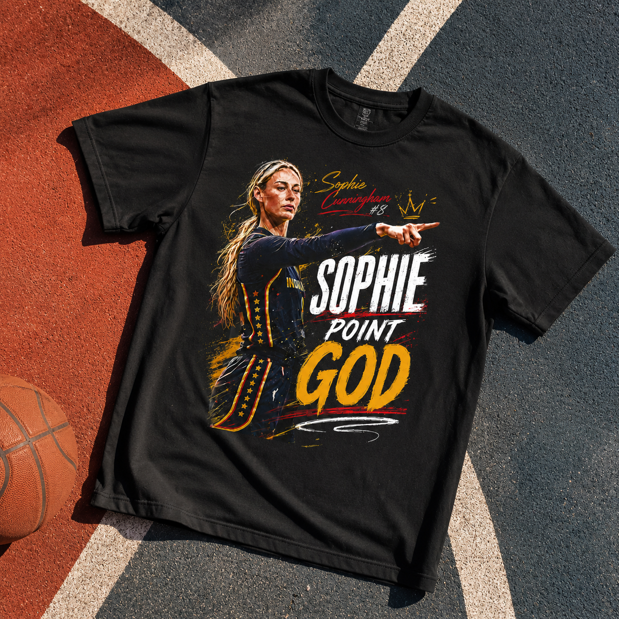 Sophie Cunningham Basketball Pointing T-Shirt