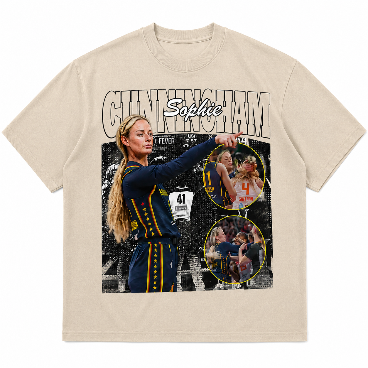 Sophie Cunningham Basketball Pointing T-Shirt